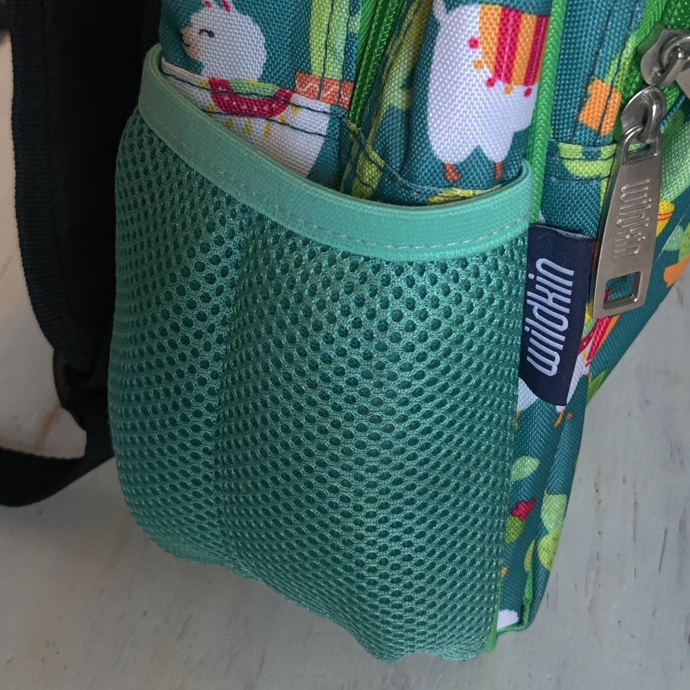 ⭐3 For $21⭐ Llama and Cactus Kids Backpack - Teal - Picture 8 of 10